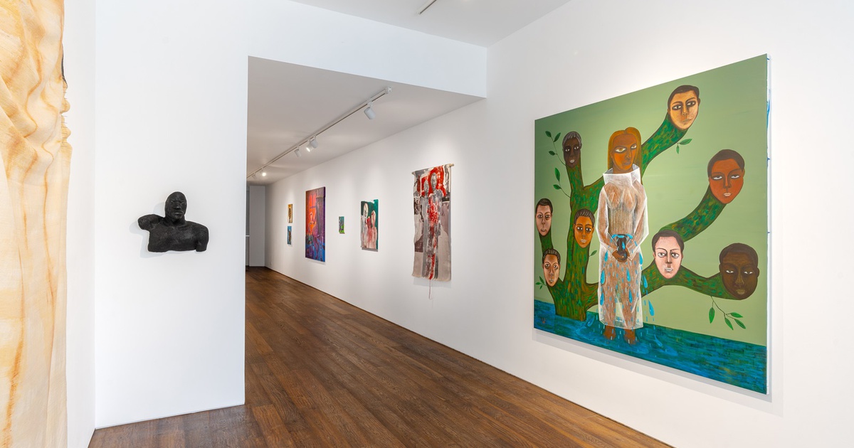 Boniface Maina, The Pot calling the Kettle Black, 2023 Circle Art Gallery